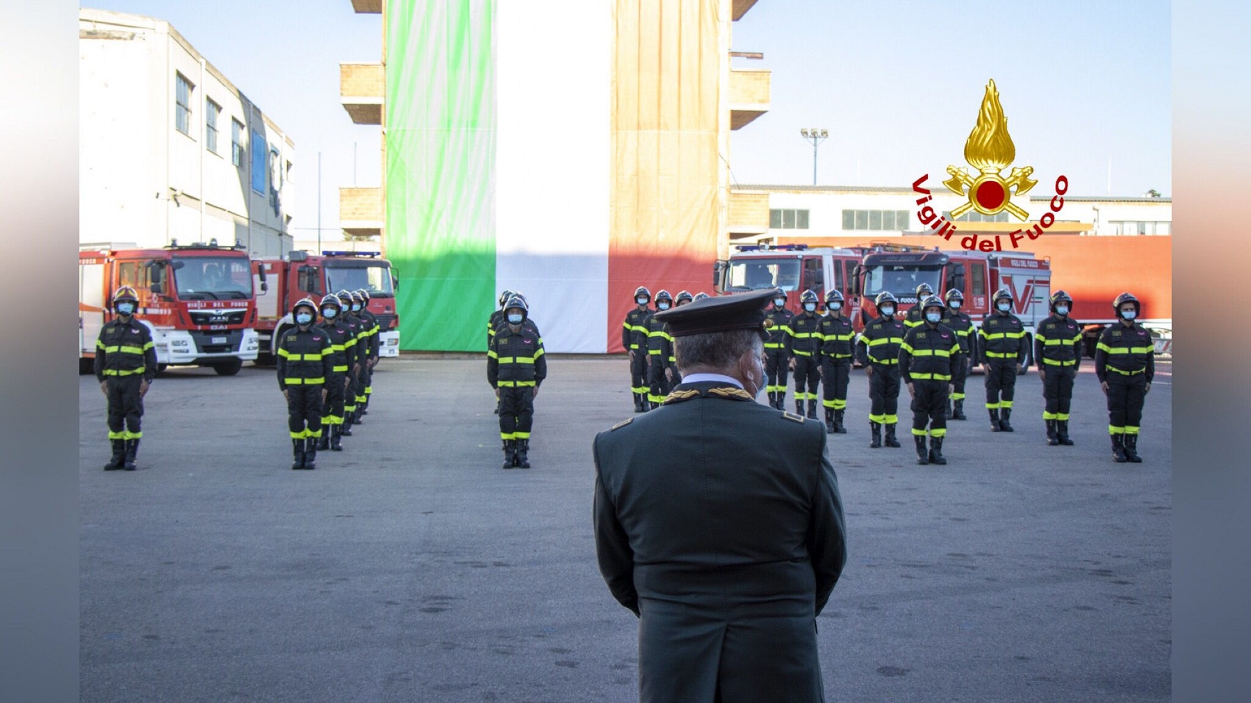 Cerimonia di giuramento 90esimo corso allievi dei Vigili del fuoco