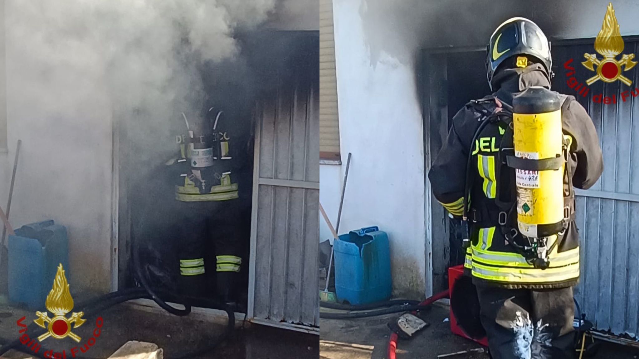 Nord Sardegna, fiamme in abitazione: danni ingenti