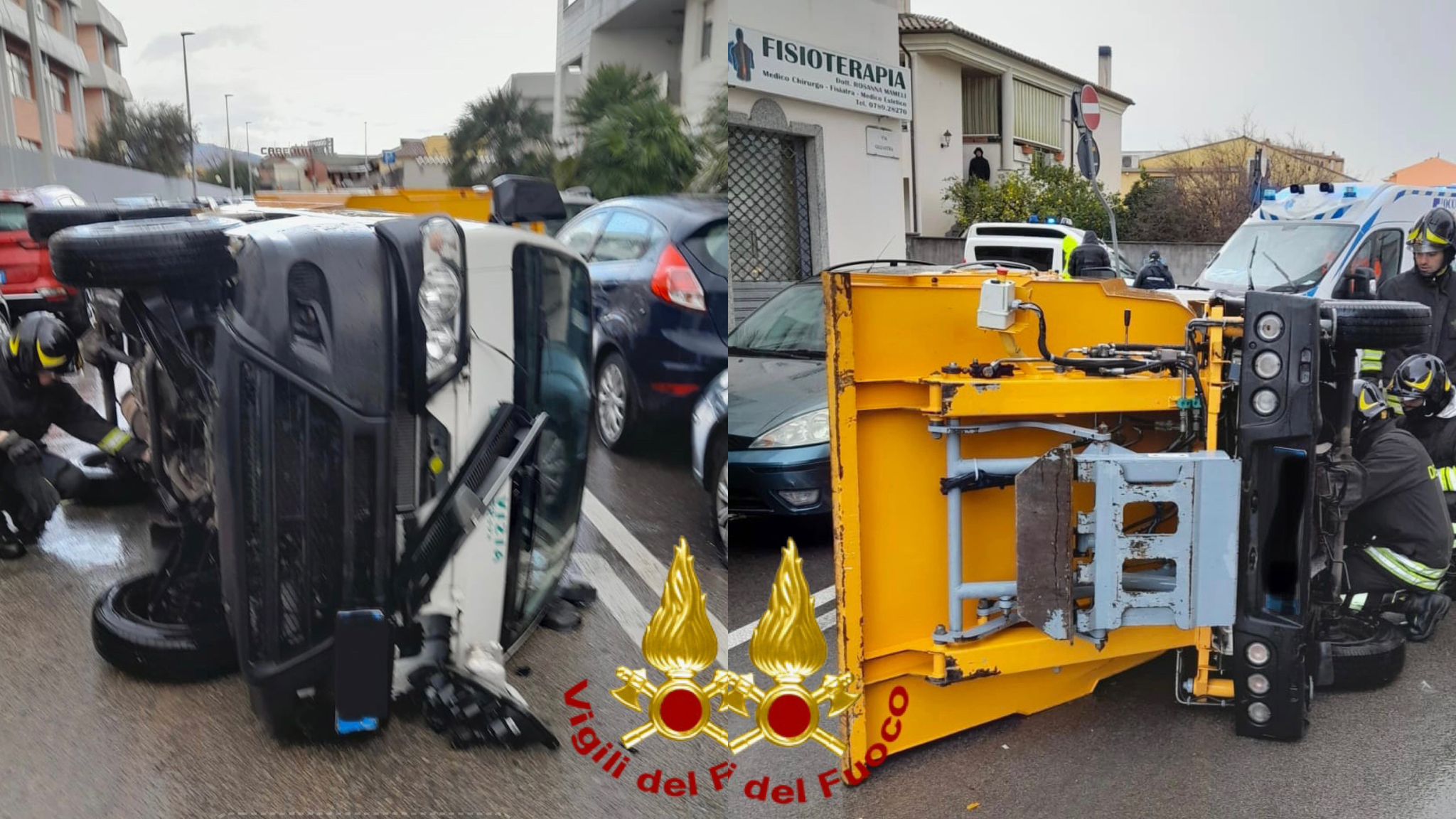 Olbia, scontro in via Ogliastra: una persona in ospedale