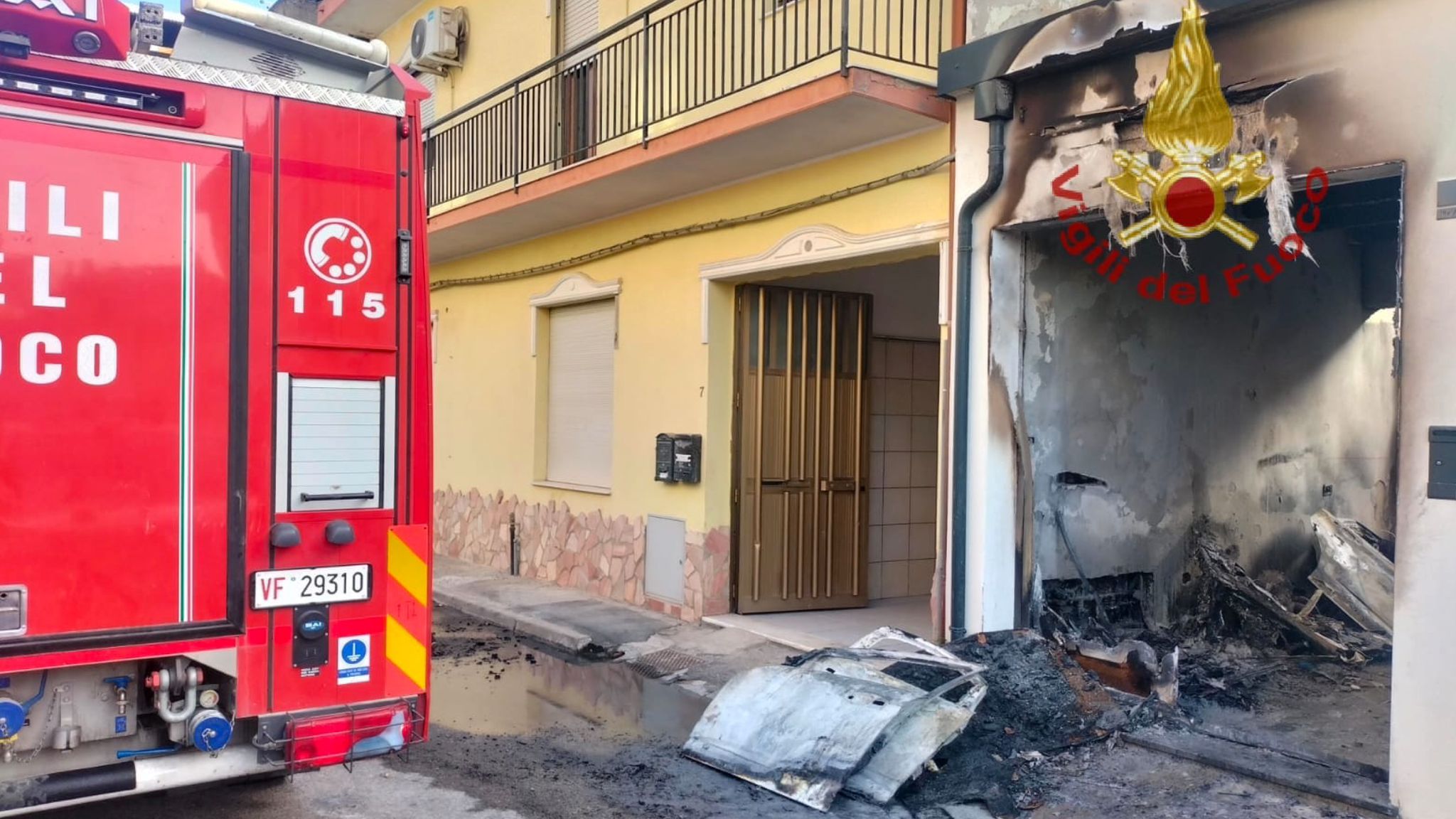 A fuoco una caldaia: accertamenti in corso