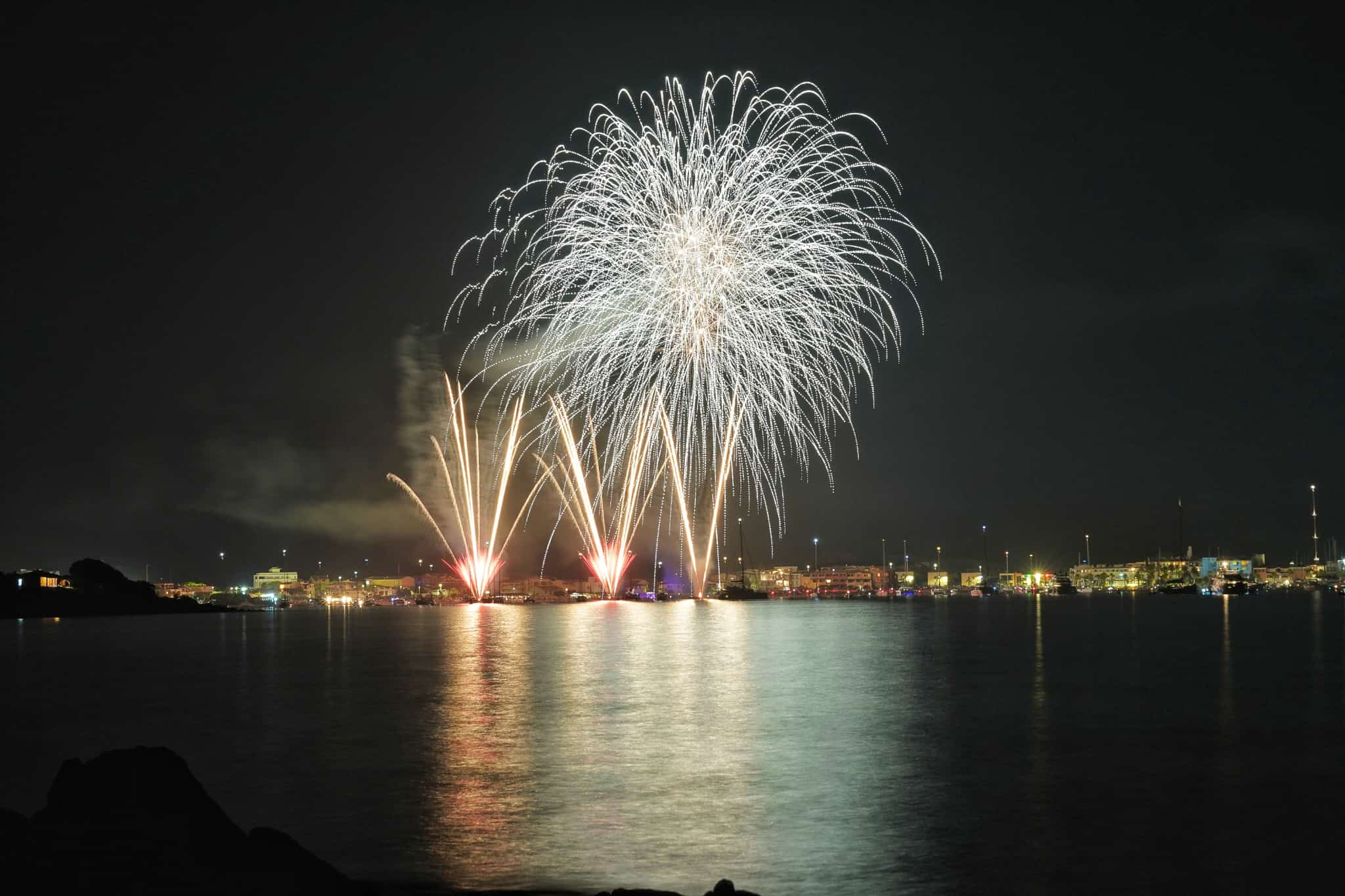 Golfo Aranci, ecco le foto dei fuochi d'artificio