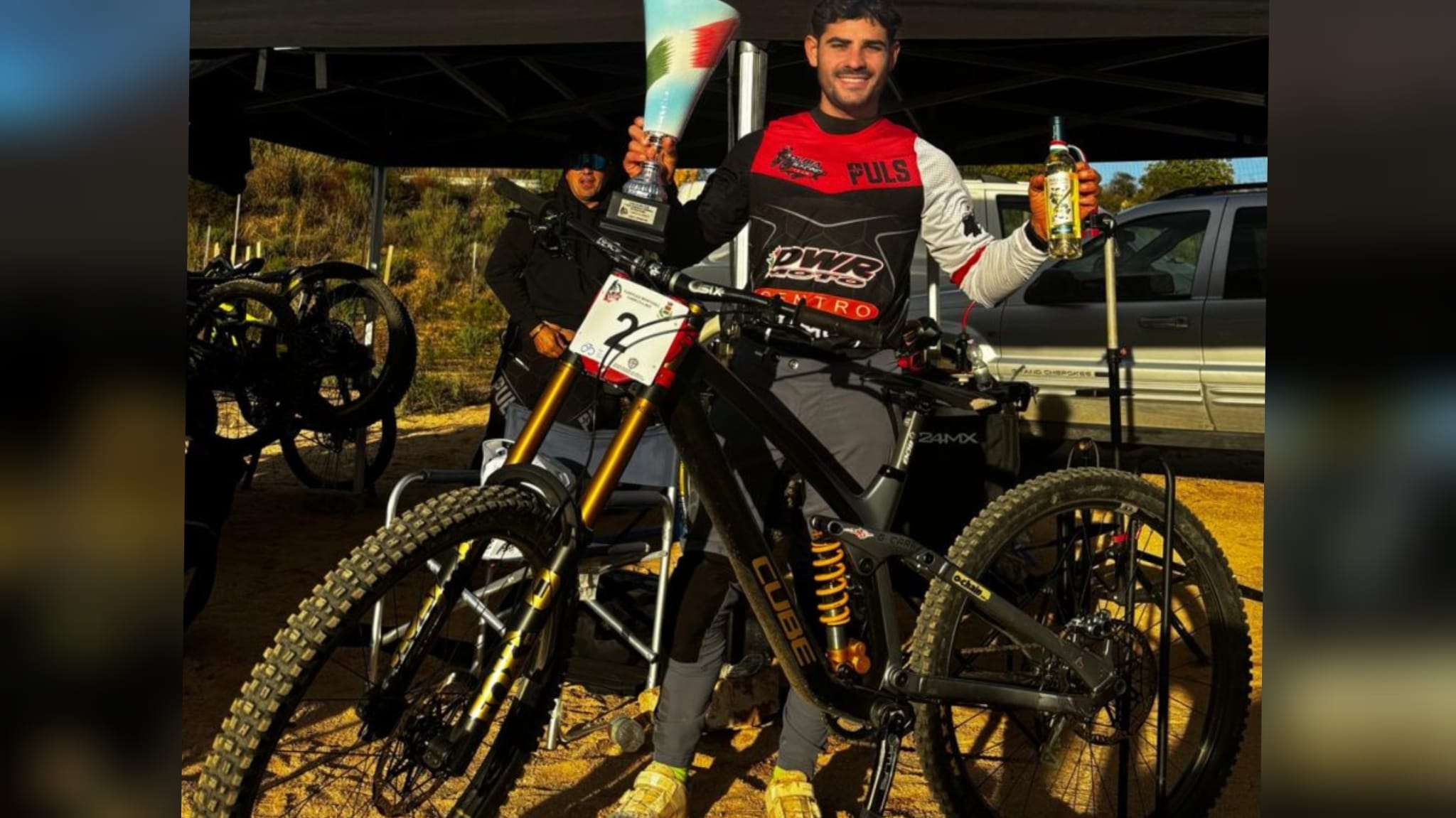 Padru, l’olbiese Gianluca Cara vince il Downhill nazionale 