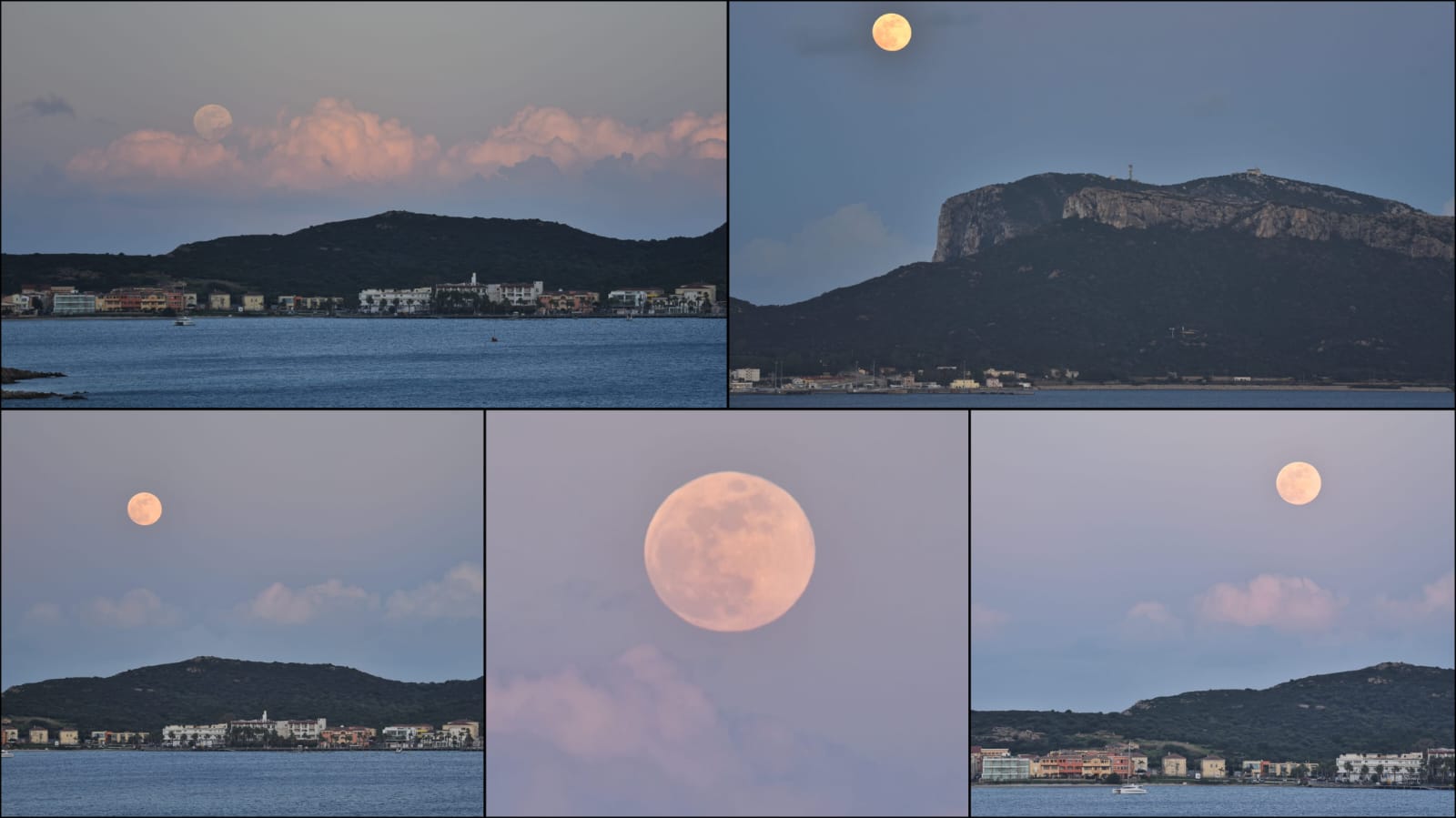 Golfo Aranci, la Luna della Neve