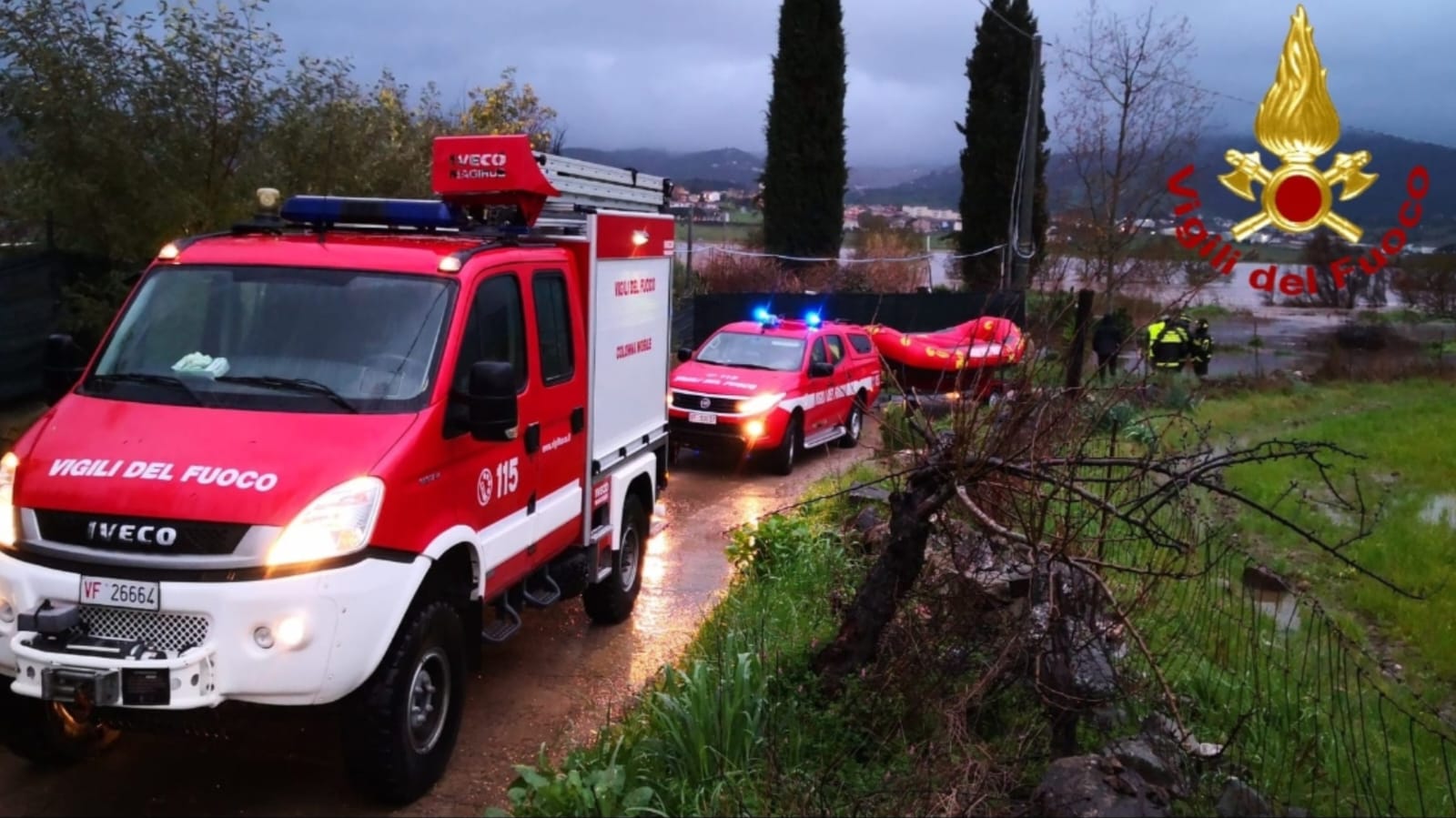 Ozieri, 12 persone soccorse per maltempo