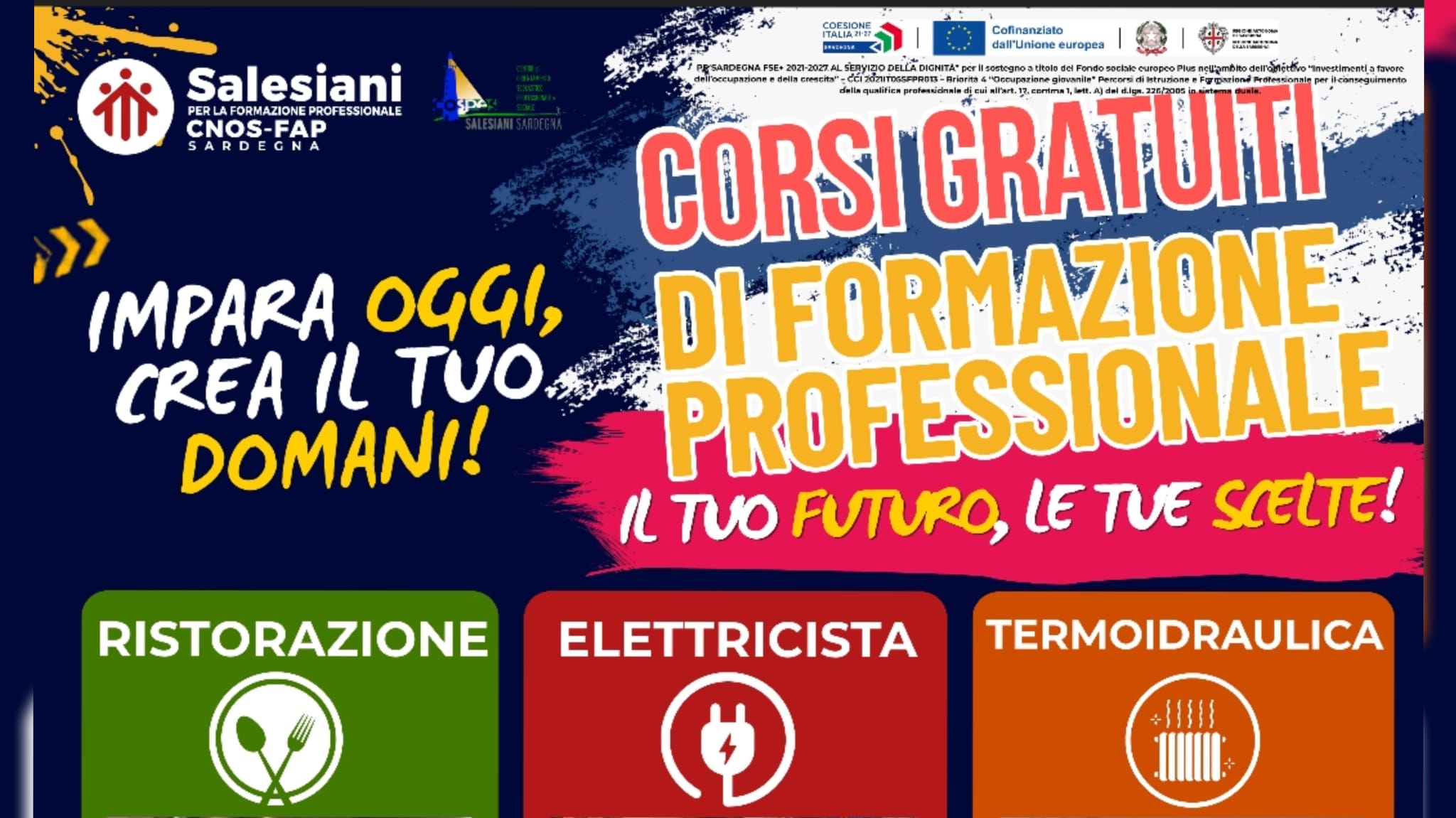 Olbia, riparte il Centro di Formazione  Professionale Salesiano